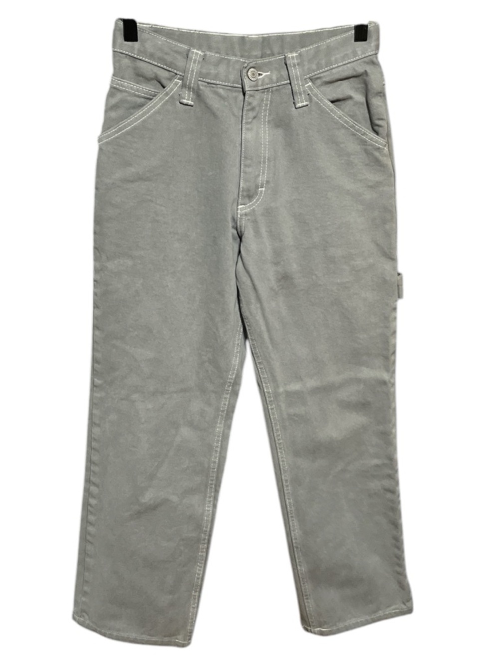 J. GALT Straight Leg Carpenter Pants in Light Gray